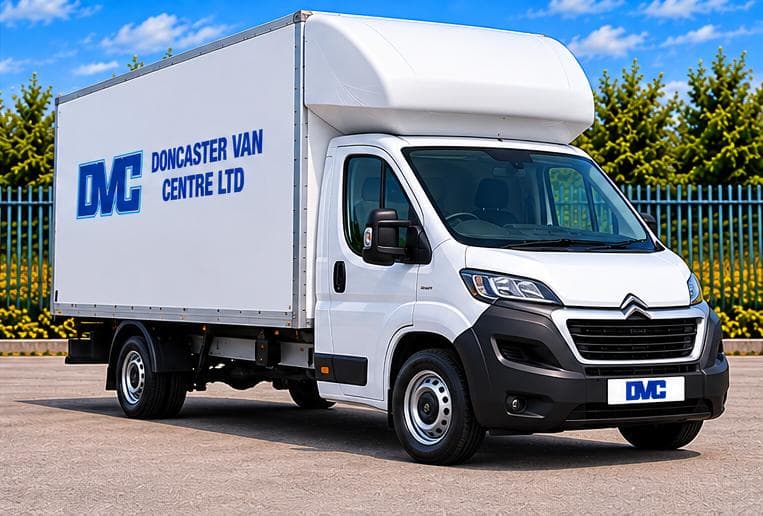 Box Van & Tail Lift — Citroën Relay Luton or similar
